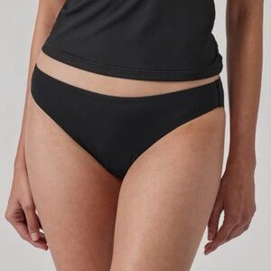 Athleta Black mid-Rise Bikini Bottoms XL